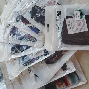 Face Mask Collection, Featuring Skulls Pack of 10